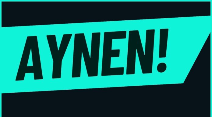 Aynen…